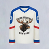 Manufacturer Custom Streetwear Vintage Embroidery Logo Graphic Sublimation Brand Name Printed Ice Jersey Wholesale