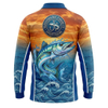Polyester Fabric All Over Sublimation Print Performance Fishing Wear Custom Uv Upf 50 Protection Quick Dry Fishing T Shirt
