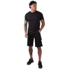 Streetwear Washed Distressed Embroidery Unisex Mens Summer 2 Piece Men T-shirt And Shorts Set