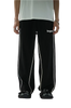 Custom Loose Fit Waterproof Nylon Fabric Utility Baggy Pants Casual Trousers Reflective Piping Striped Track Running Pants