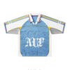 Polyester Mesh Fabric Splicing Technique Retro Soccer Jersey Custom Logo Sublimation Soccer Jersey T Shirts Camisas