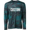 Sublimation Print Pockets Pfg Performance Vented Uv Protection Long Sleeve Custom Wholesale Upf50 Camo Fishing Shirts for Mens