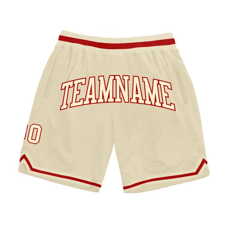 Custom Men's Basketball Shorts Sublimation Print Breathable Quick Dry Sports Mesh Shorts Masculino Shorts