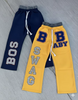 Baggy Sweatpants Custom Design 480 Gsm Loose Wide Leg Sweatpants Blanks Rhinestone Letters Double Waist Sweatpants Unisex