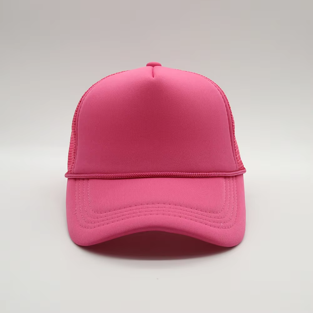 Custom Blank Polyester Breathable Personnalisable Sublimation Caps Puff Printing Embroidery Foam Mesh Trucker Hat