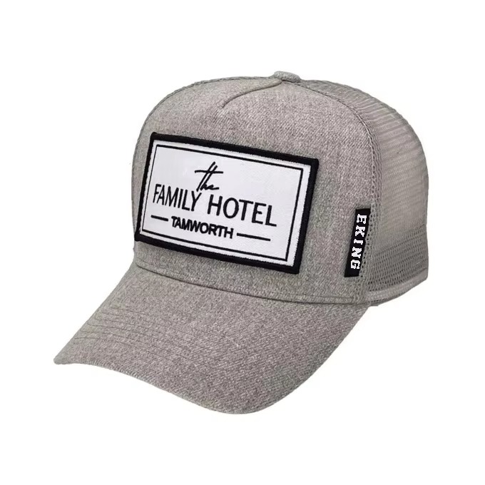 Custom High Quality Men Plain Foam 2 Stripes Side Striped Mesh Vintage 3d Embroidery Snapback Logo Trucker Hat