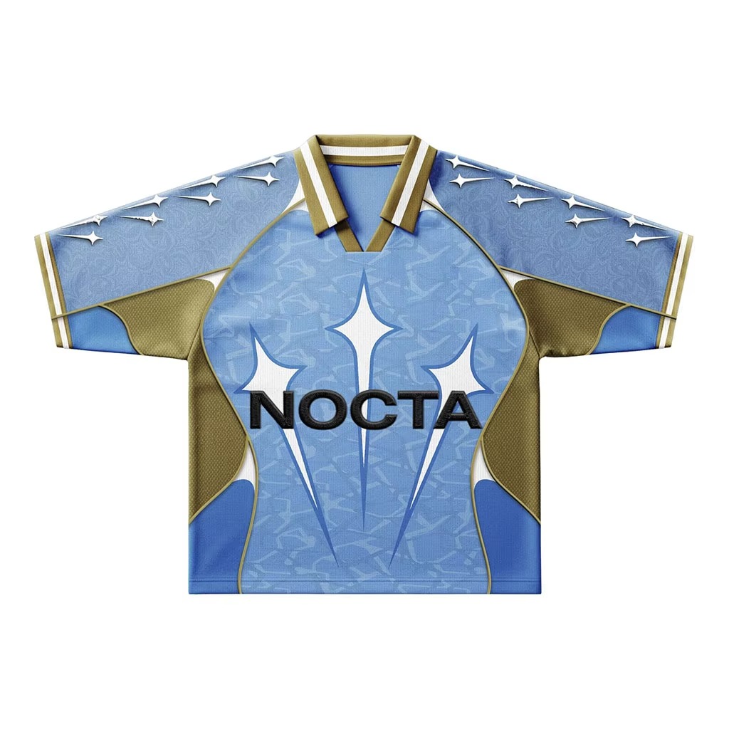 Polyester Mesh Fabric Splicing Technique Retro Soccer Jersey Custom Logo Sublimation Soccer Jersey T Shirts Camisas
