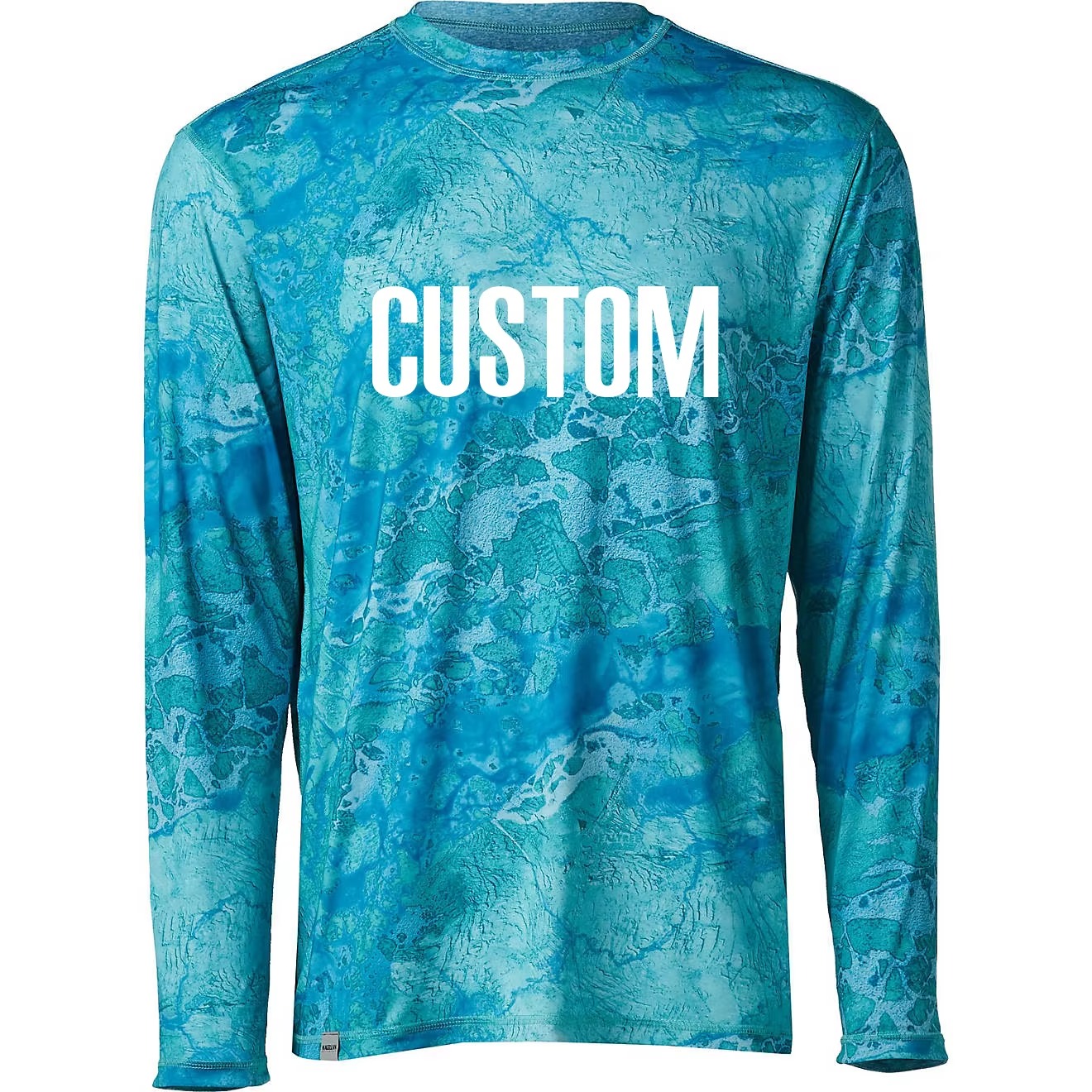 Sublimation Print Pockets Pfg Performance Vented Uv Protection Long Sleeve Custom Wholesale Upf50 Camo Fishing Shirts for Mens