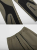 Custom Loose Fit Waterproof Nylon Fabric Utility Joggers Casual Streetwear Trousers Reflective Piping Cargo Pants
