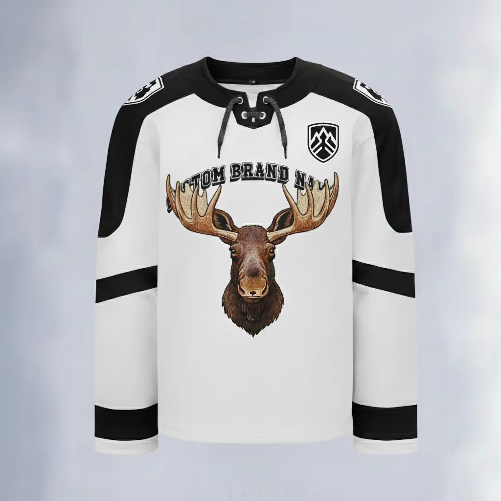 Manufacturer Custom Streetwear Vintage Embroidery Logo Graphic Sublimation Brand Name Printed Ice Jersey Wholesale