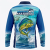 Polyester Fabric All Over Sublimation Print Performance Fishing Wear Custom Uv Upf 50 Protection Quick Dry Fishing T Shirt