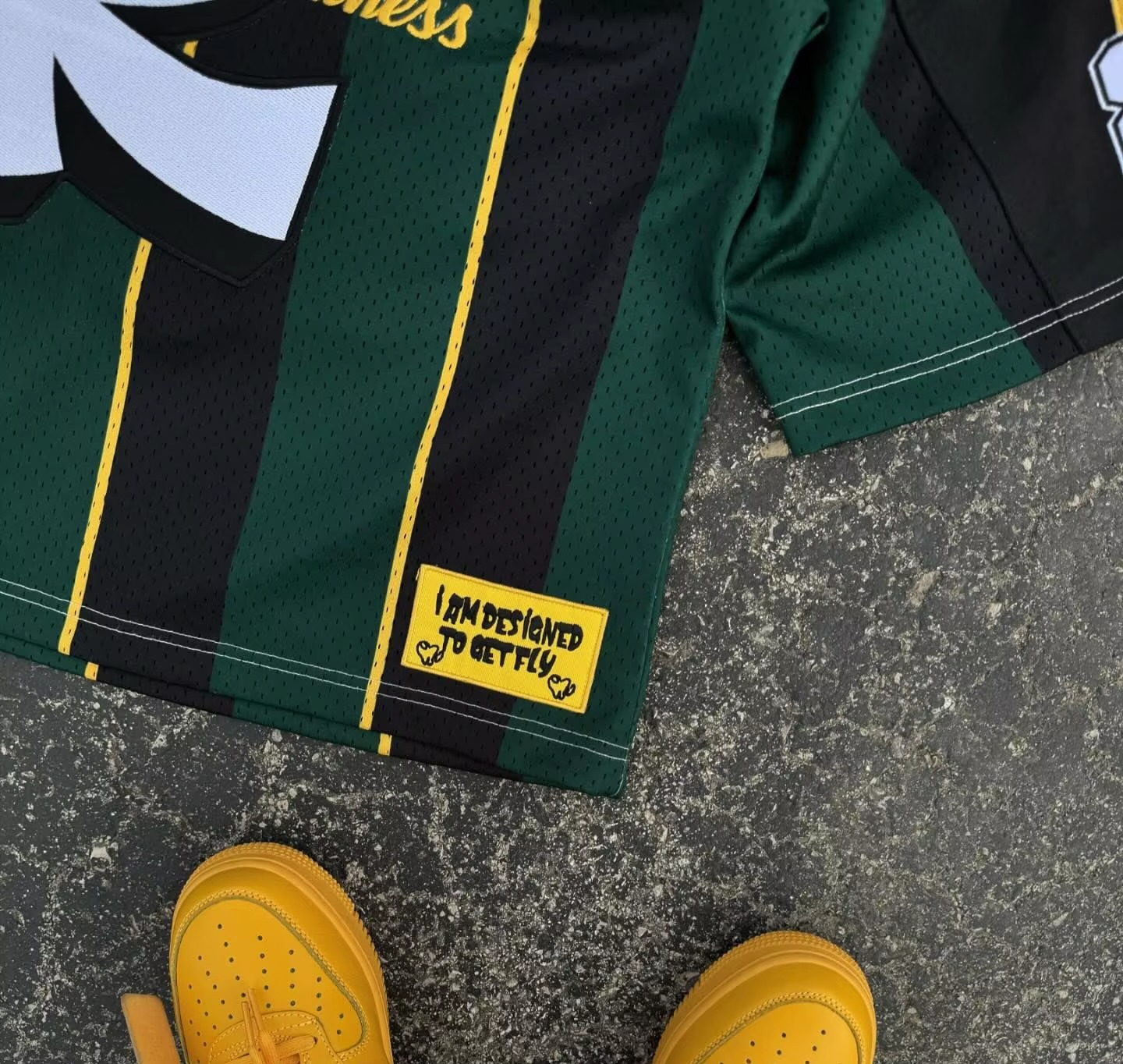 Custom Oversized Crop Boxy Sublimation Retro Streetwear Mesh Football Jersey