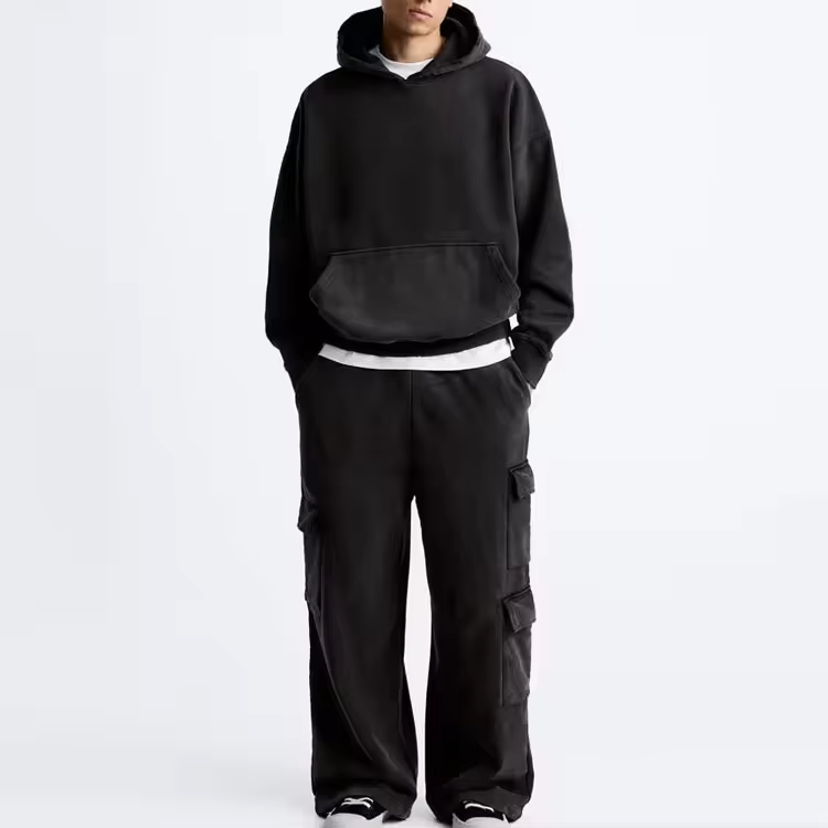 Oversized Heavy 400gsm Hoodie 100% Cotton Pullover Sweatshirt Custom Logo French Terry Hoodie