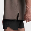 Custom High Quality Fitness Crew Neck T-Shirt Pima Cotton Short Sleeve Blank Men Gym T-Shirts