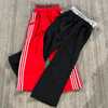 Manufacturer Men Double Waist Sweatpants 500GSM Cotton Fleece Textured Stripes Cargo Pants Baggy Sweatpants