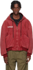 Custom Embroidery Logo Oversized Vintage Acid Wash Loose Box Fit Cropped Zip up Hoodie Heavyweight Cotton Canvas Jacket