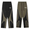 Custom Loose Fit Waterproof Nylon Fabric Utility Joggers Casual Streetwear Trousers Reflective Piping Cargo Pants