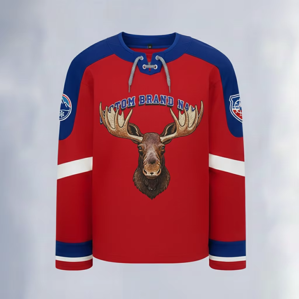 Manufacturer Custom Streetwear Vintage Embroidery Logo Graphic Sublimation Brand Name Printed Ice Jersey Wholesale