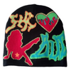 Custom Wholesale Logo High Quality Beenies Vendor Skull Print Jacquard Winter Manufacturers Beanies Hat