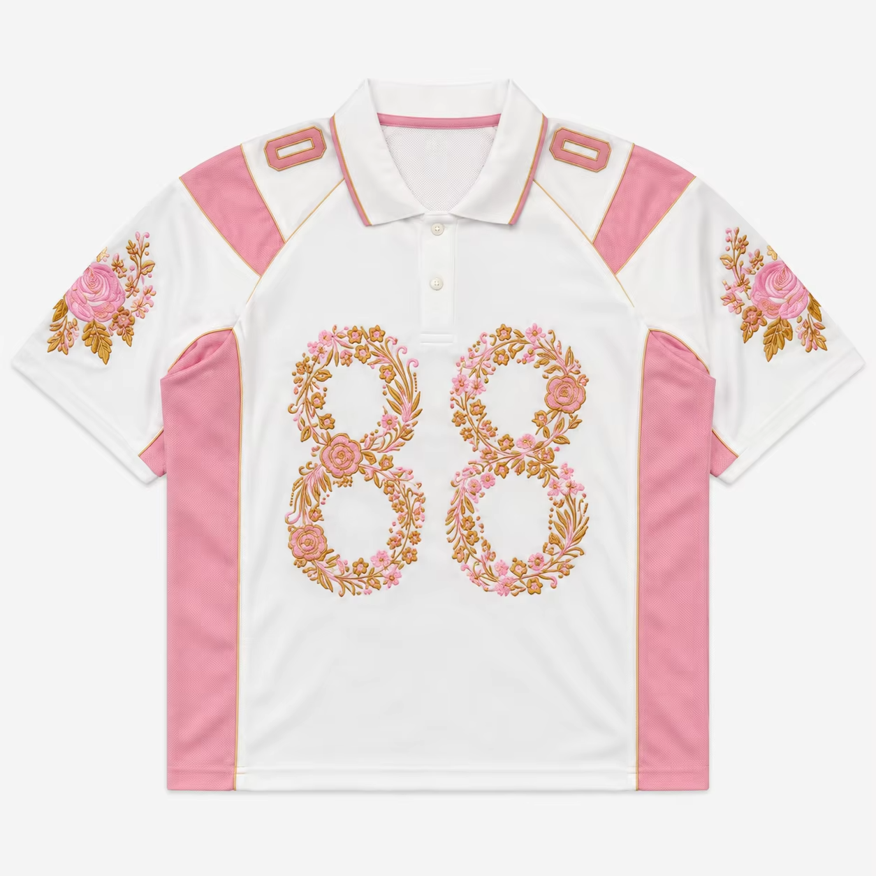 Clothing Manufacturer Custom Sublimation Printed Soccer Jersey Brand Letters 3D Embroidery Polo Collar Soccer T-shirts Wholesale