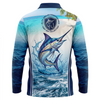 Polyester Fabric All Over Sublimation Print Performance Fishing Wear Custom Uv Upf 50 Protection Quick Dry Fishing T Shirt