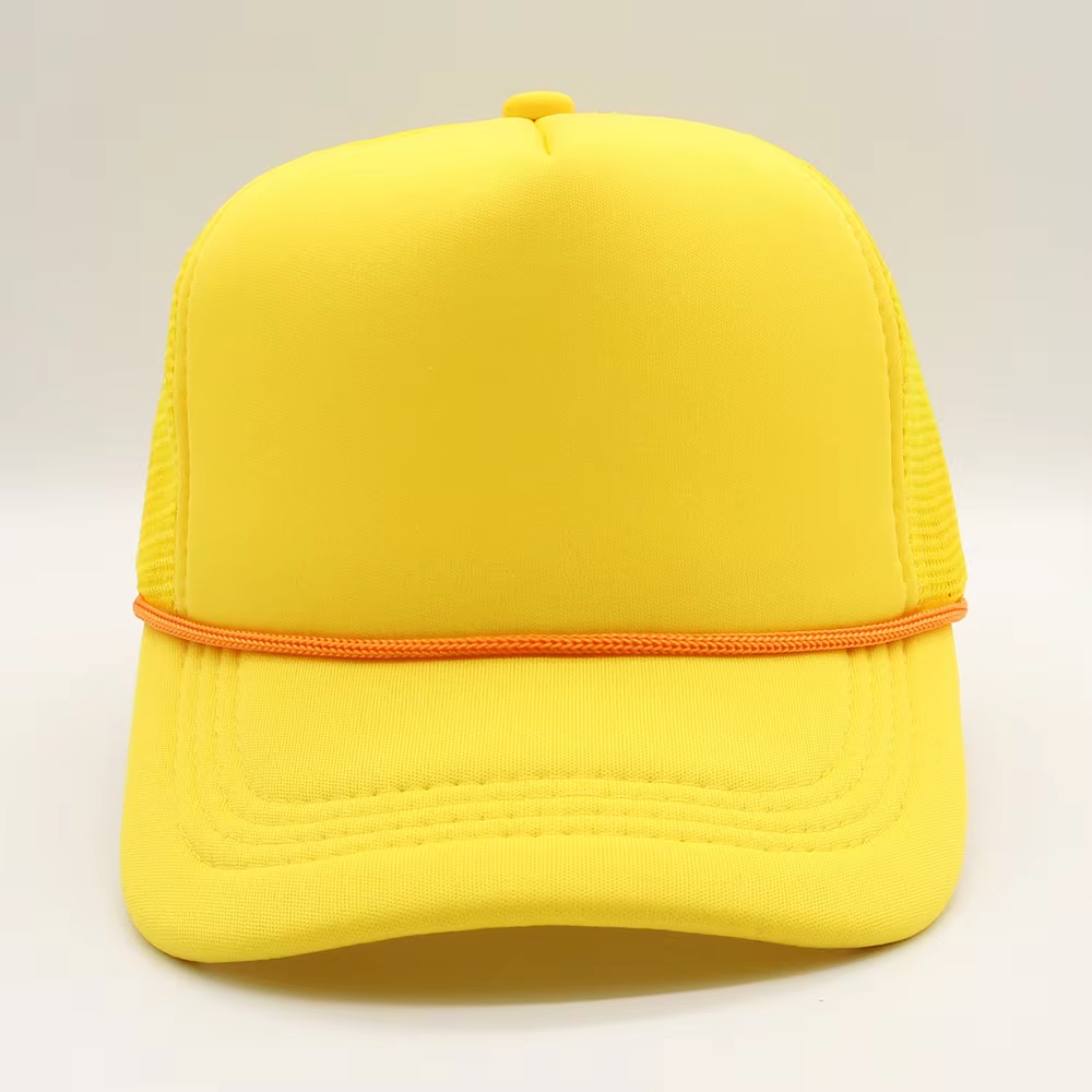 Custom Blank Polyester Breathable Personnalisable Sublimation Caps Puff Printing Embroidery Foam Mesh Trucker Hat