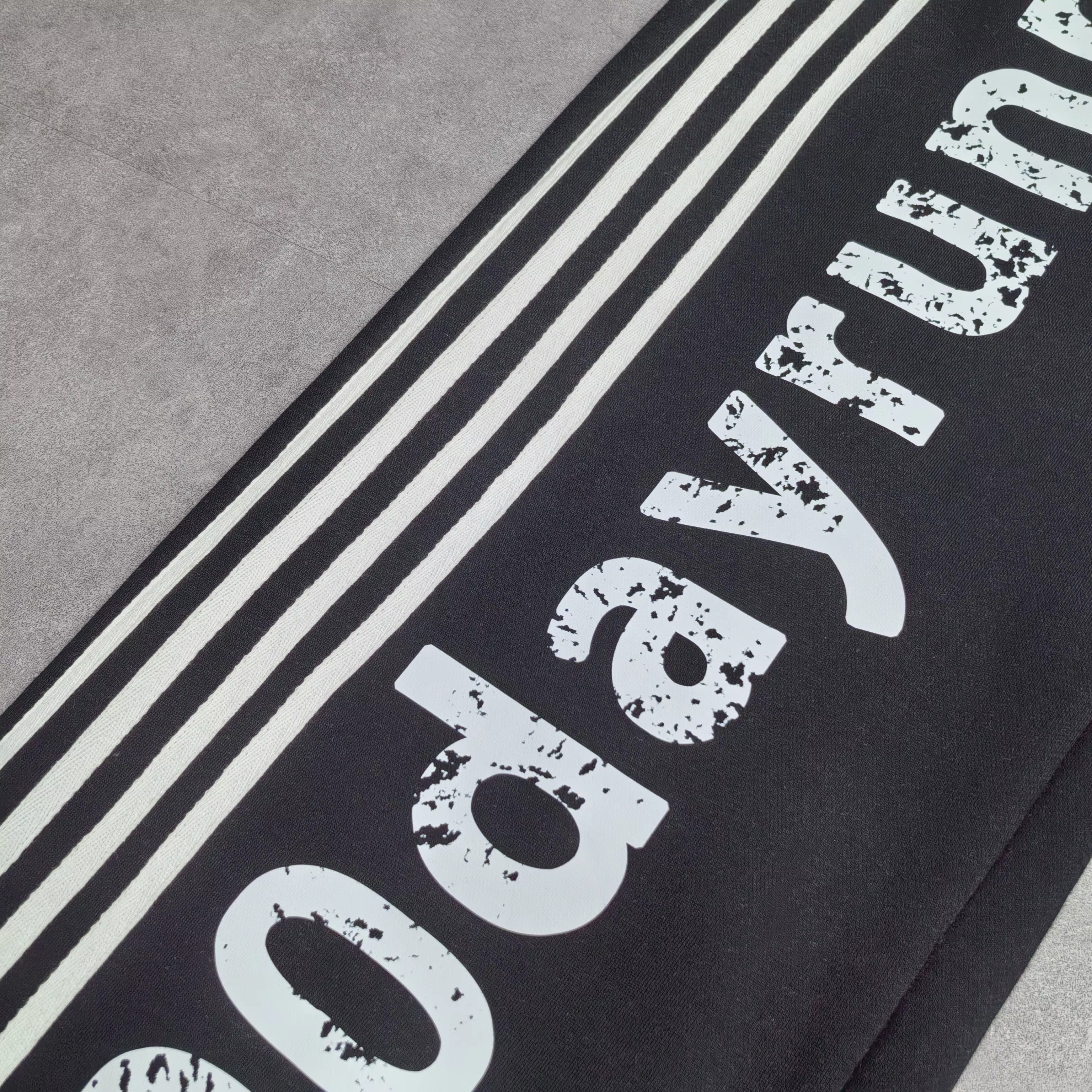Men Baggy Heavyweight Flare Wide Leg Double Waist Sweatpants DTG Printing Embroidery Pants