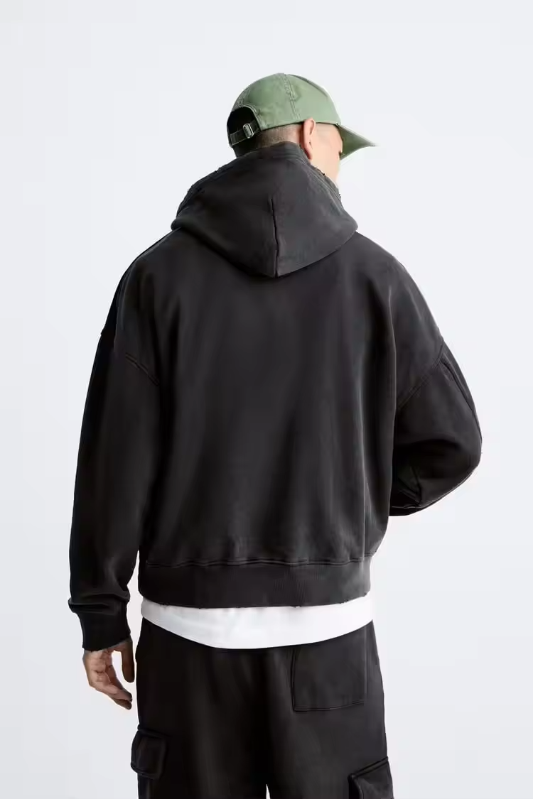 Oversized Heavy 400gsm Hoodie 100% Cotton Pullover Sweatshirt Custom Logo French Terry Hoodie
