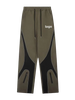 Custom Loose Fit Waterproof Nylon Fabric Utility Joggers Casual Streetwear Trousers Reflective Piping Cargo Pants