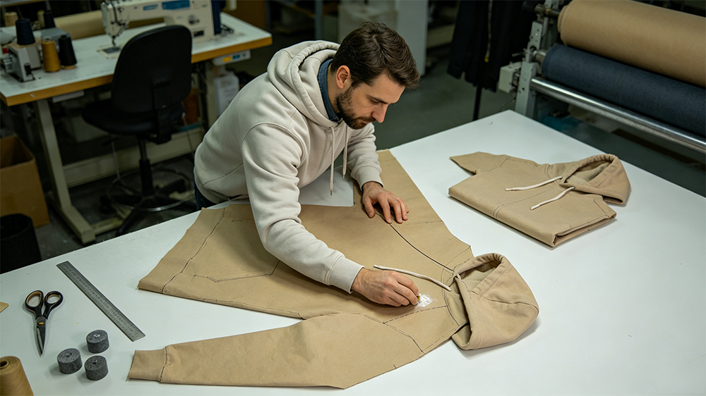 hoodie sampling process