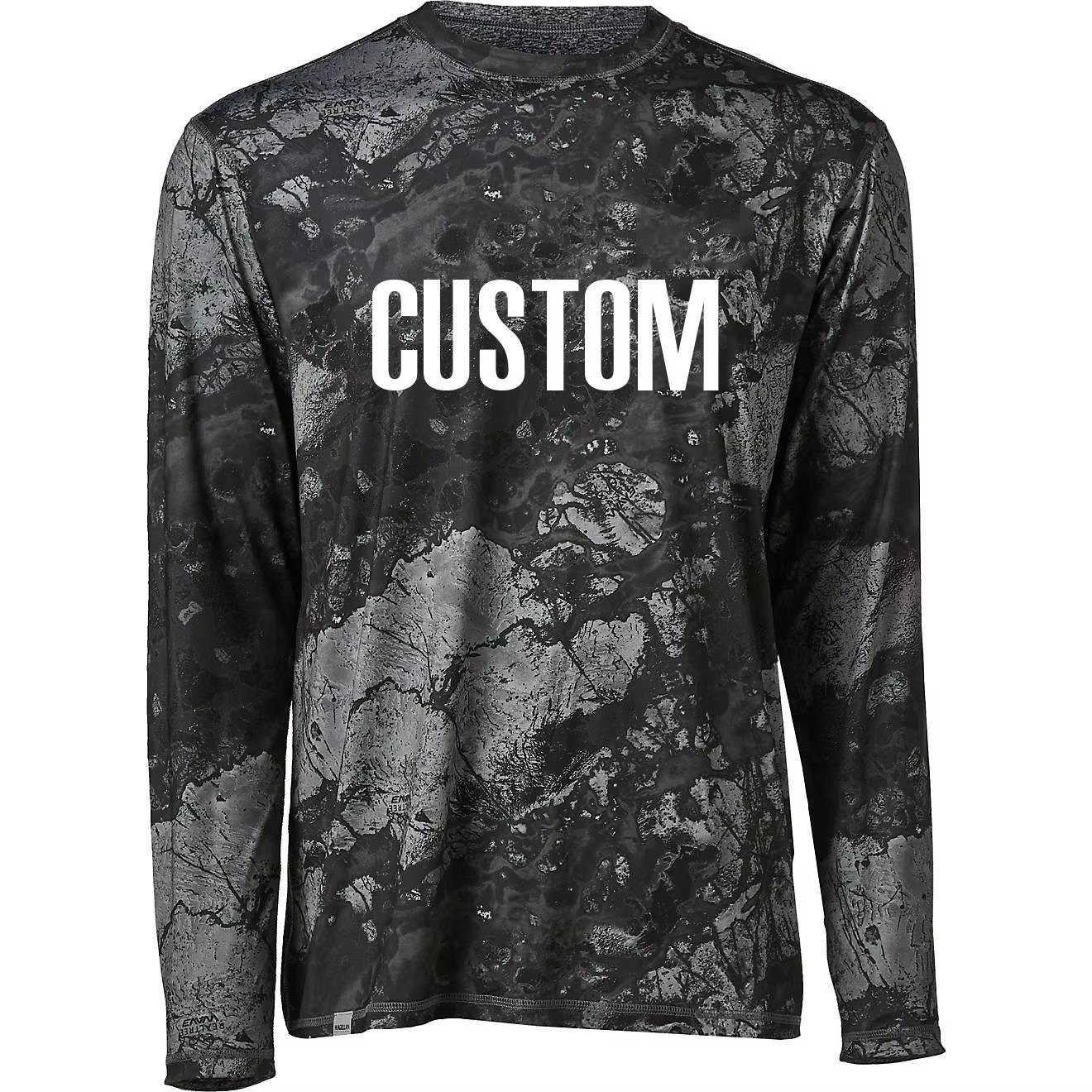 Sublimation Print Pockets Pfg Performance Vented Uv Protection Long Sleeve Custom Wholesale Upf50 Camo Fishing Shirts for Mens