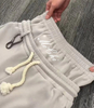 Customized Three Stripe Double Waist Sports Sweatpants Pure Cotton Street Style Straight Men's Trousers