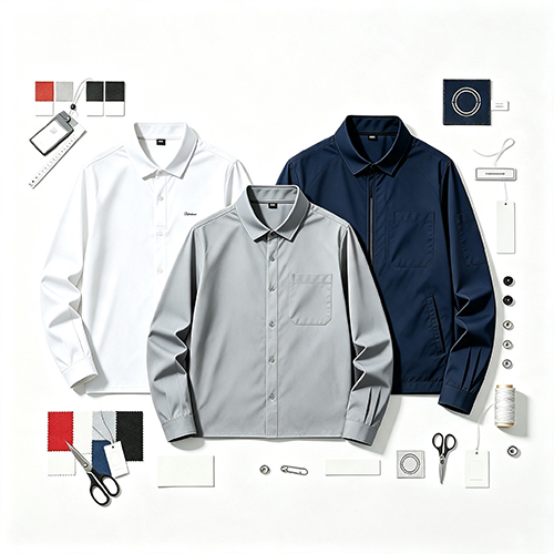 custom workwear shirts embroidered work shirts