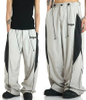 Custom Loose Fit Waterproof Nylon Fabric Utility Joggers Casual Streetwear Cargo Pants Contrast Retro Style Sport Pants