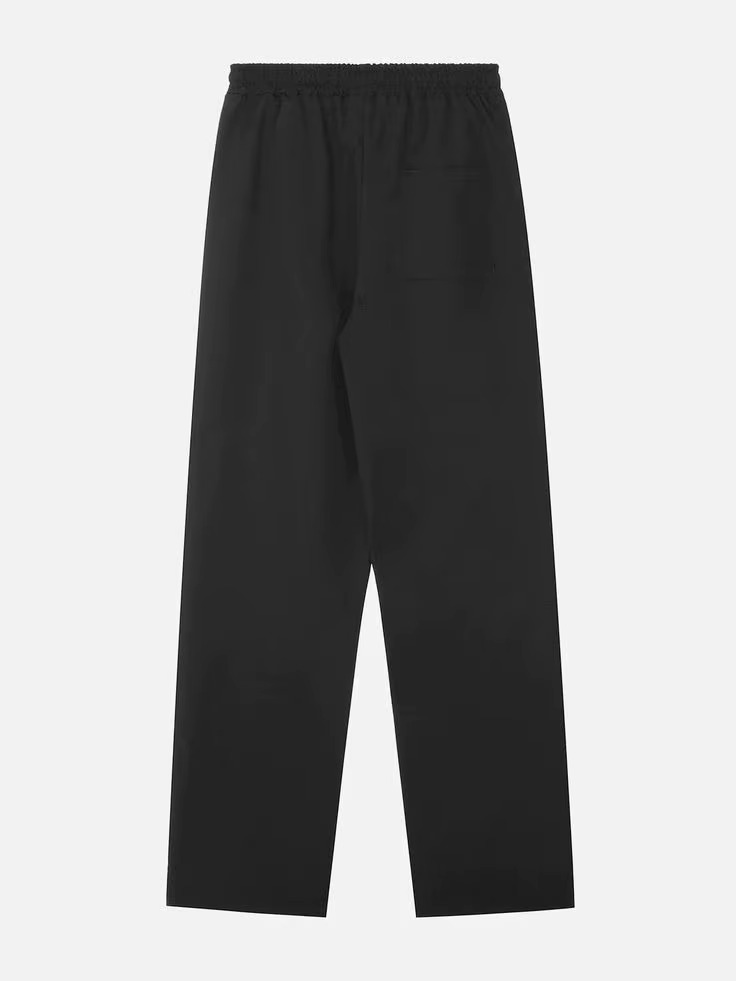 Custom Loose Fit Waterproof Nylon Fabric Utility Joggers Casual Streetwear Trousers Reflective Piping Cargo Pants