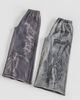 Custom Acid Washed Screen Print Graphics Streetwear Sweatpants Heavyweight Elastic Waist Distressed Hem Baggy Sweatpants Unisex