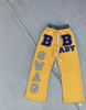 Baggy Sweatpants Custom Design 480 Gsm Loose Wide Leg Sweatpants Blanks Rhinestone Letters Double Waist Sweatpants Unisex