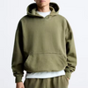 Oversized Heavy 400gsm Hoodie 100% Cotton Pullover Sweatshirt Custom Logo French Terry Hoodie