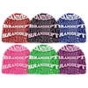 OEM Custom Unisex Leisure Winter 100% Cotton Whole Body Jacquard Woven Knit Graphic Beanie Hat