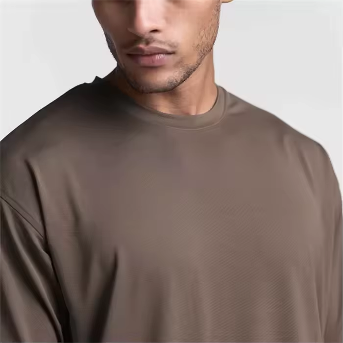 Custom High Quality Fitness Crew Neck T-Shirt Pima Cotton Short Sleeve Blank Men Gym T-Shirts