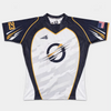 Customized Sublimated Polo Rugby Jersey V-Neck Stand-up Collar Graphic Printed Training Professional Competitions Rugby Jersey