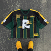 Custom Oversized Crop Boxy Sublimation Retro Streetwear Mesh Football Jersey